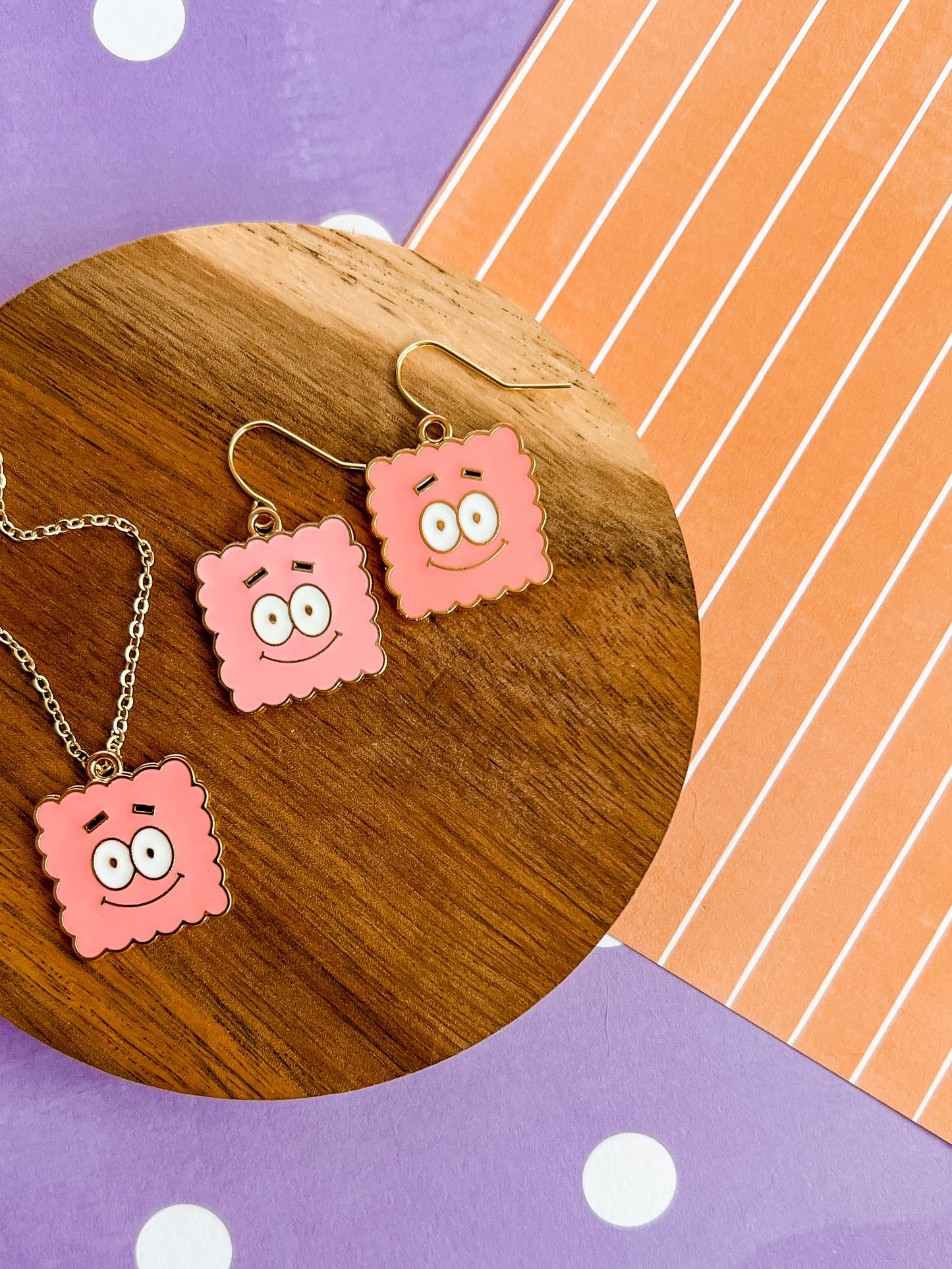 Bob and Patrick Necklace and Earrings