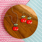 Cherries Jubilee Necklace and Earrings