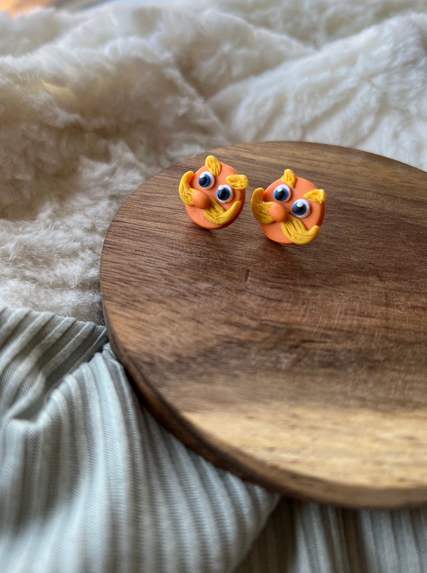 Lorax Stud Earrings