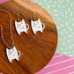 Smelly Cat Necklace and Earrings