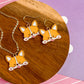 Katie the Corgi Necklace and Earrings