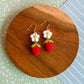 Strawberry Field Earrings | Clay Earrings