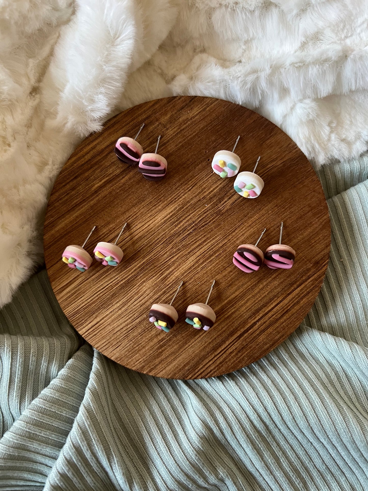 Dolly Donut Hole Stud Earrings