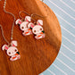 Cotton the Bunny Necklace and Earrings