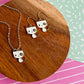 Biscuit the Kitten Necklace and Earrings