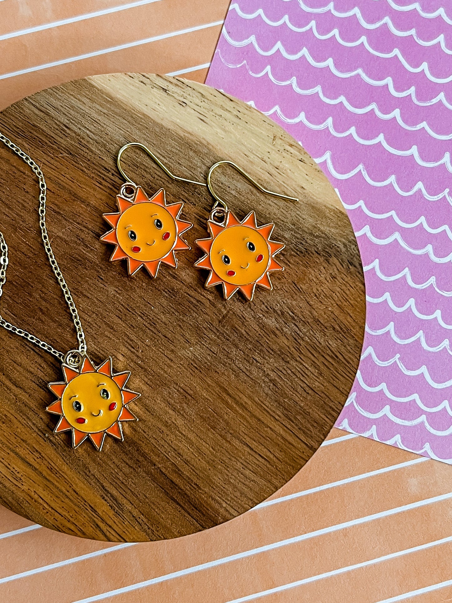 Sunny Sunshine Necklace and Earrings