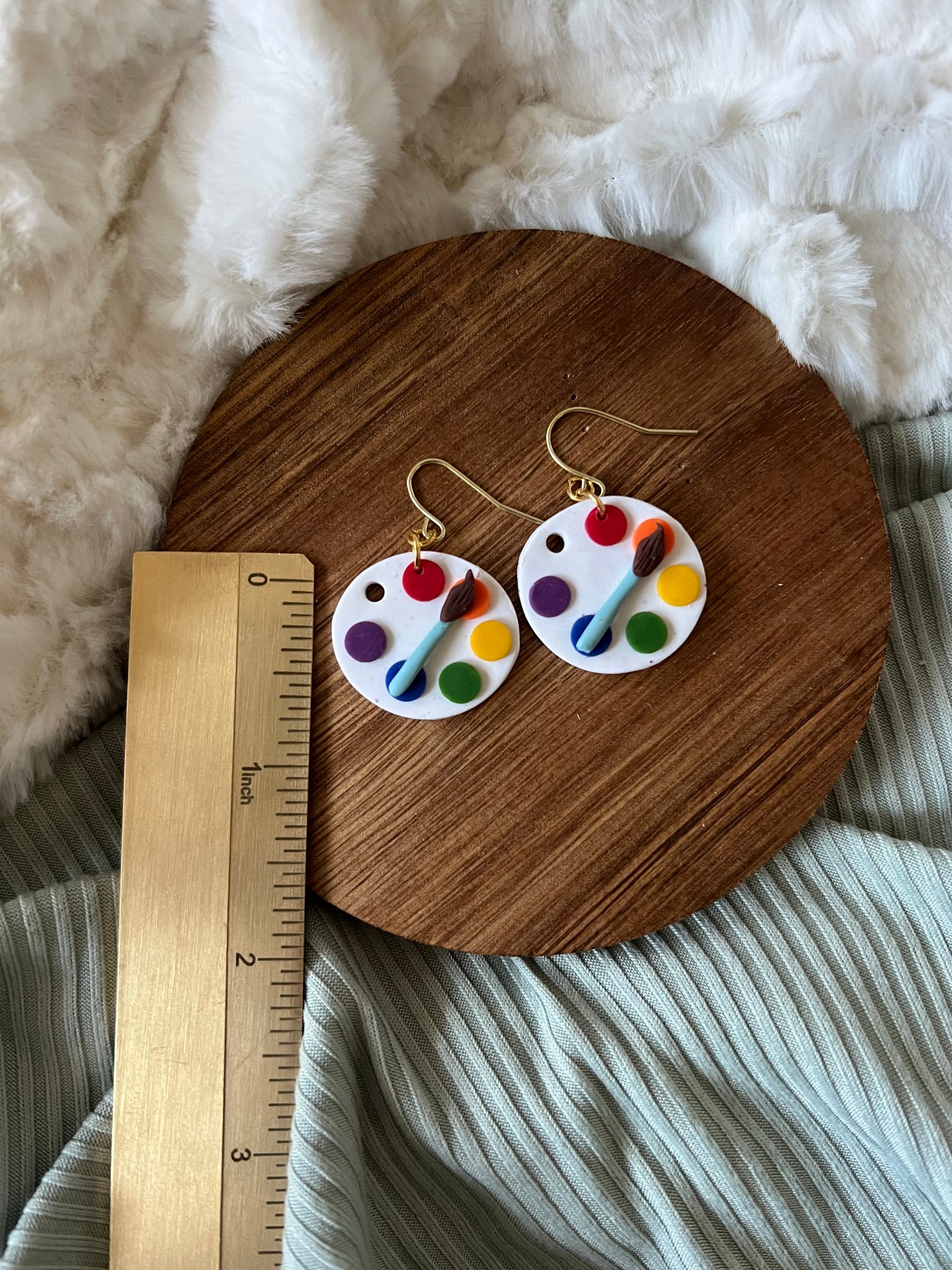 Pablo’s Paint Palette Earrings