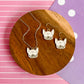 Beatrice the Bulldog Necklace and Earrings