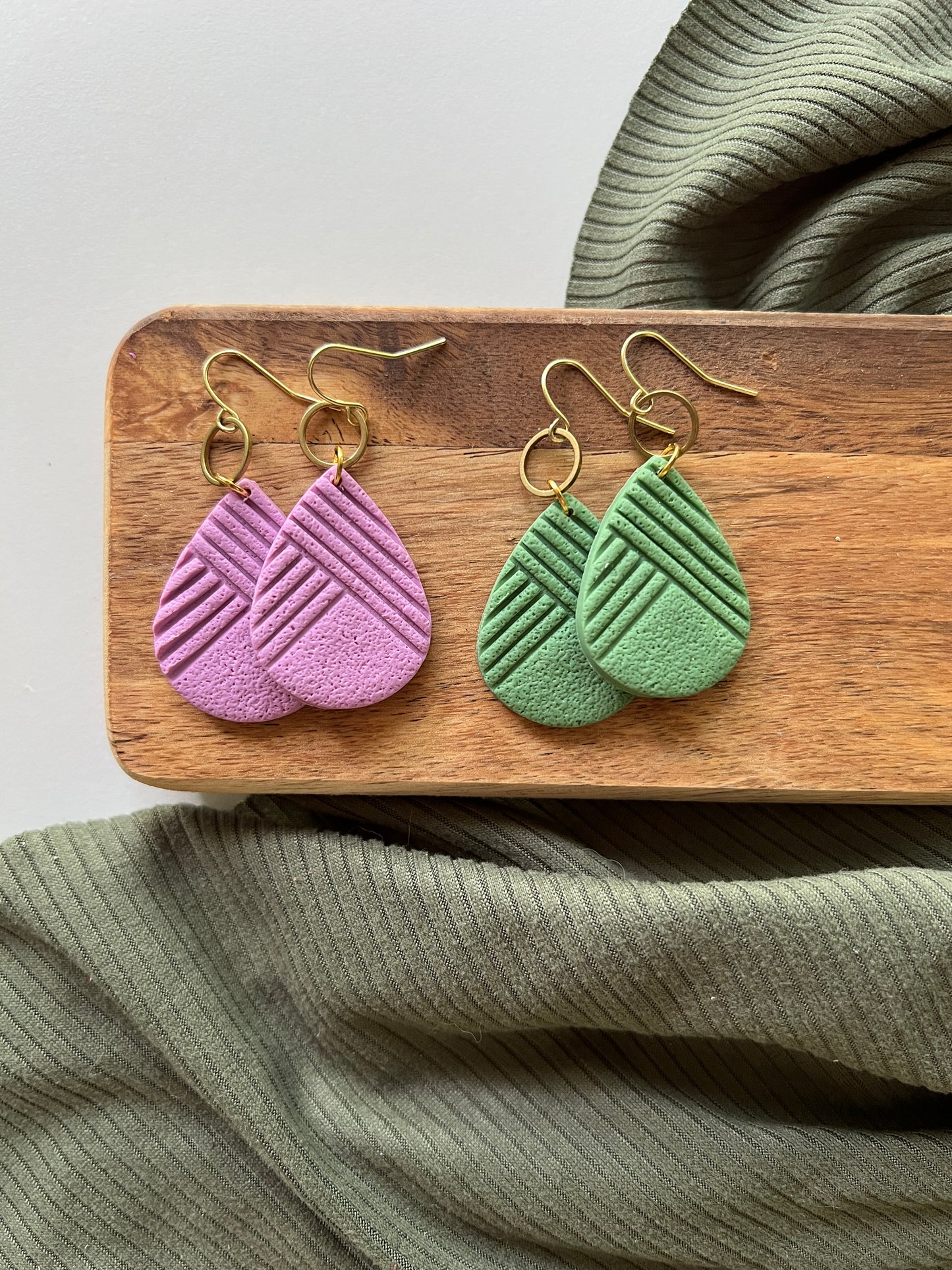 Lupine | Clay Earrings