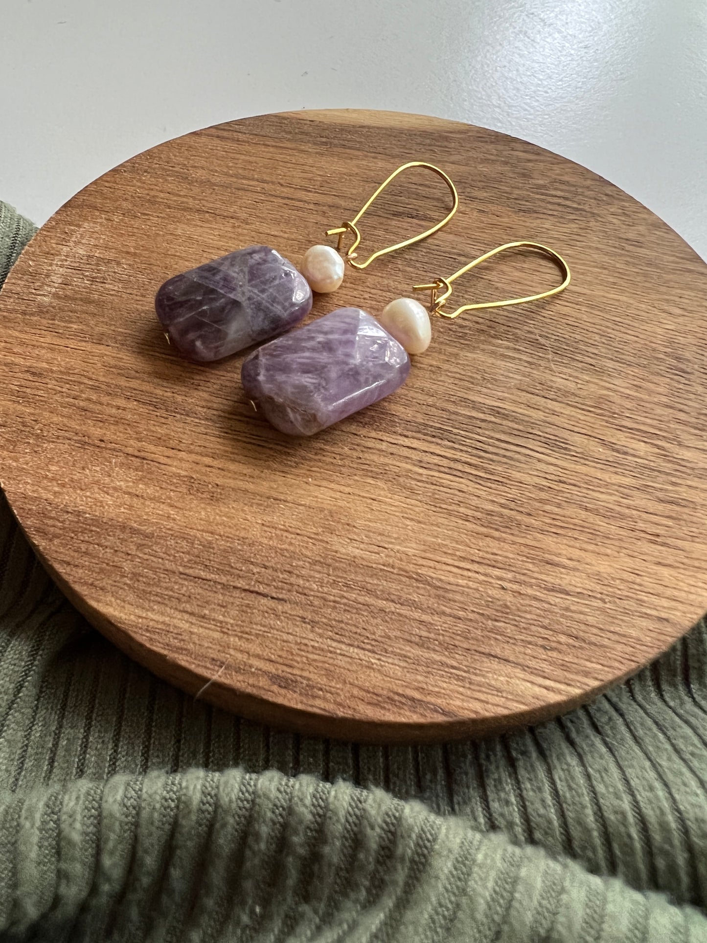 Reflection | Amethyst Earrings